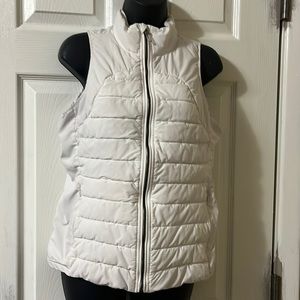 Quilted Vest, super soft, cream off white small
